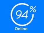 94% Διαδικτυακά